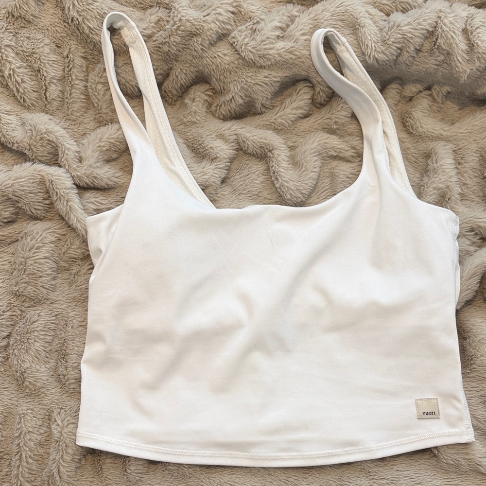 Vuori White Tank Top